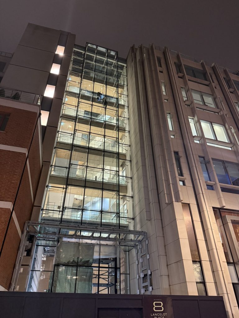 Modern building with glass façade