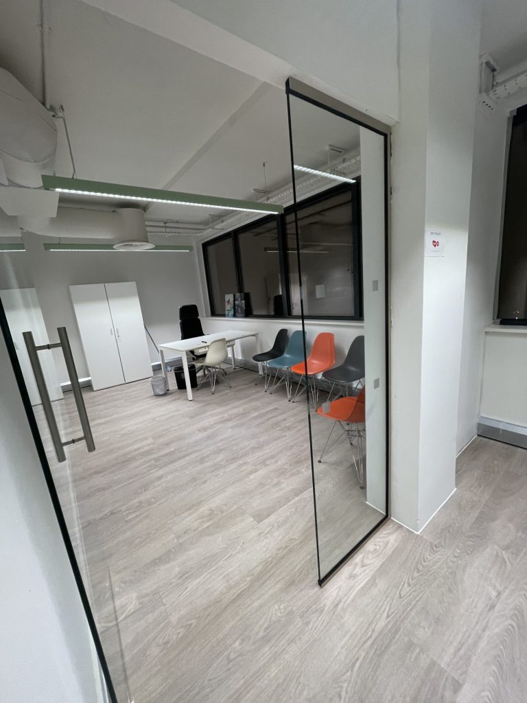 Modern office meeting space